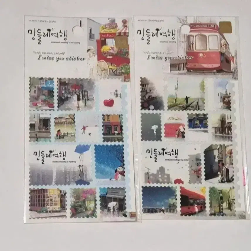 [BUNJANG] Classic Dandelion Travel Stickers / 고전 민들레 여행 스티커
