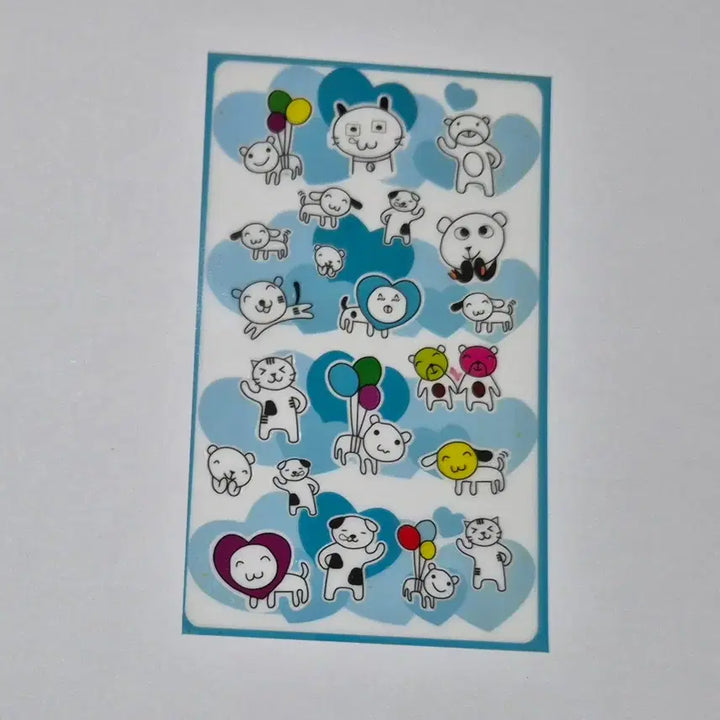 [BUNJANG] Vintage Animal Stickers (2 Sheets) / 2장)고전 동물 다꾸 스티커