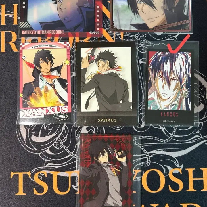 [BUNJANG] Katekyo Hitman Reborn! Jaden (Zancus) Paper Merchandise Bundle Set / 가히리 잔저스 프리미엄파샤 스냅마이드 클리어 메탈 스티커 일괄