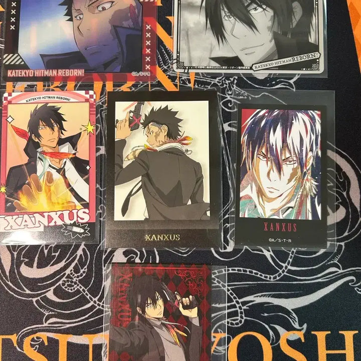 [BUNJANG] Katekyo Hitman Reborn! Jaden (Zancus) Paper Merchandise Bundle Set / 가히리 잔저스 프리미엄파샤 스냅마이드 클리어 메탈 스티커 일괄