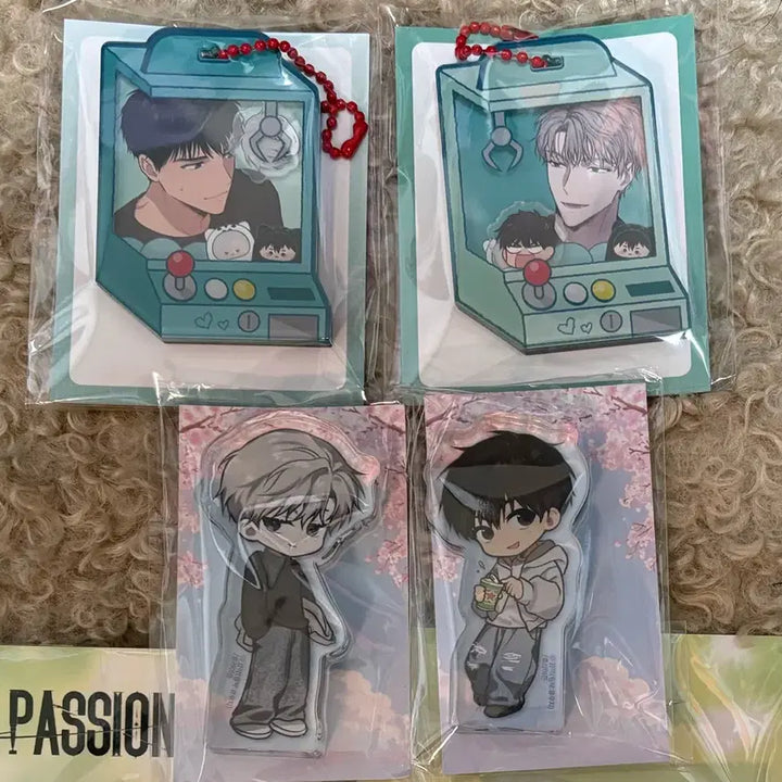 [BUNJANG] Noctua Fashion Irregularities Acrylic Shaker Keyring &amp; Korotto 2-Type Bundle Set / 녹티아 패션 일태 코롯토 2종 &amp; 아크릴 쉐이커 키링 2종 일괄