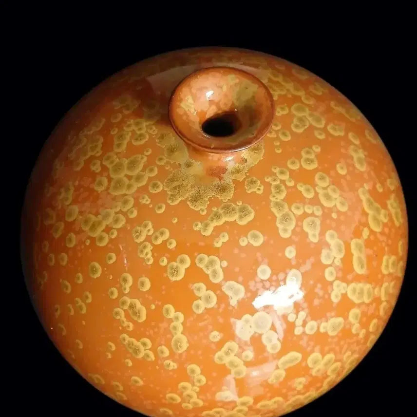 [BUNJANG] Baekje Ceramic Studio Wooseok Jeong Jihyun Glazed Ceramic Vase / 백제도예 우석 정지현 요변 결정유 도자기