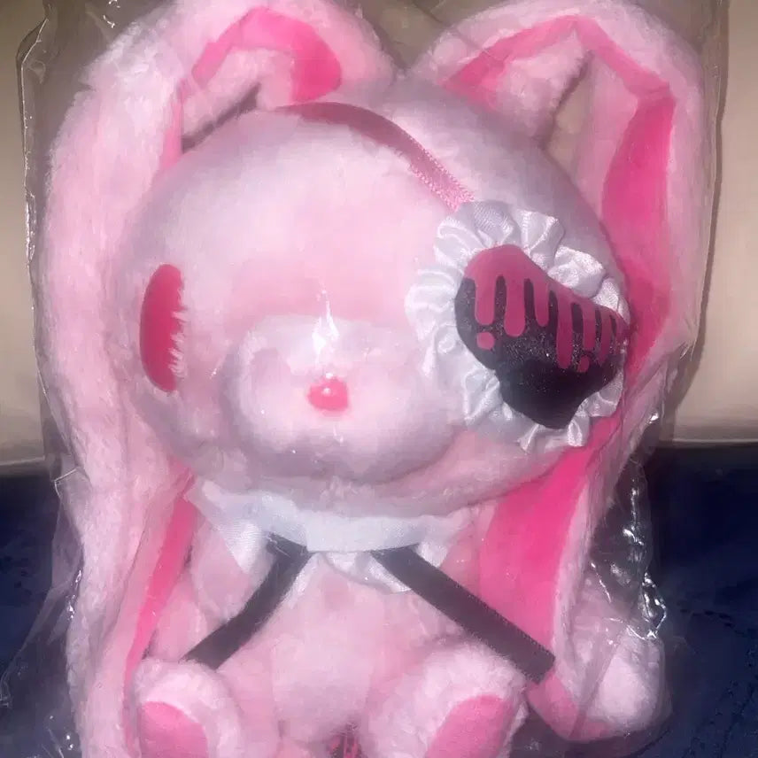 [BUNJANG] Gloomy Bear Universal Rabbit Eye Patch Plush Doll (Pink) / 글루미베어 범용토끼 아이패치 핑크 인형 한요우우사기 누이 고딕고스 글루미