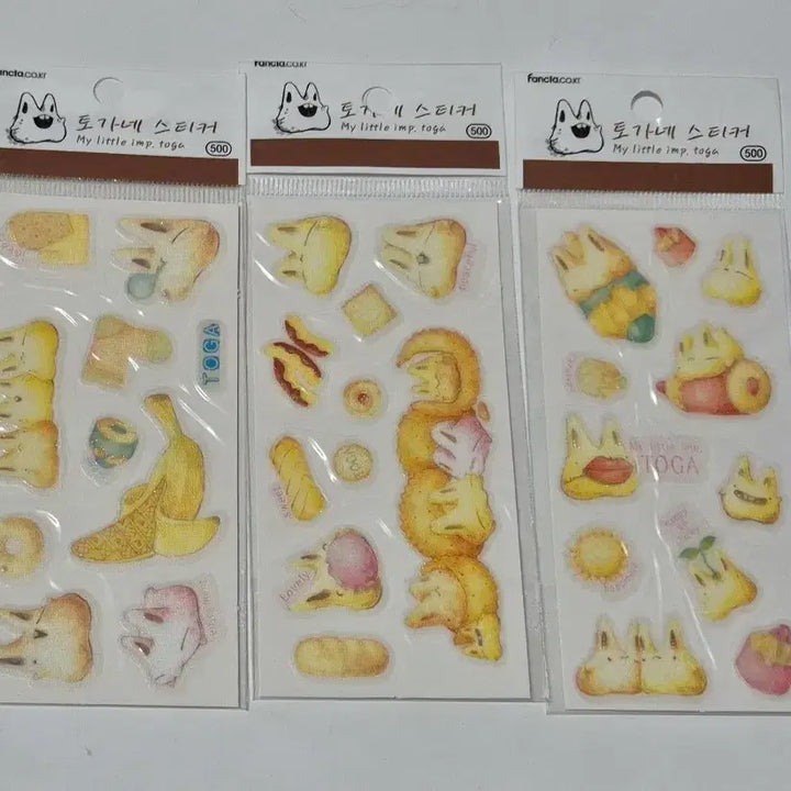 [BUNJANG] Togane Rabbit Sticker Set (6 Stickers) / 6장셋트)토가네 토끼 스티커
