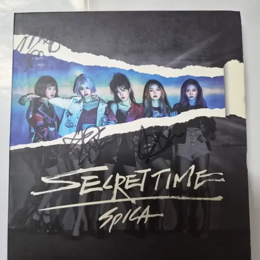 [BUNJANG] SPICA SECRET TIME Signed CD / 스피카 SECRET TIME 전원싸인 cd 입니다