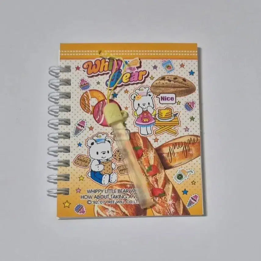 [BUNJANG] Classic Webbear Spiral Notebook / 고전 웹베어 수첩