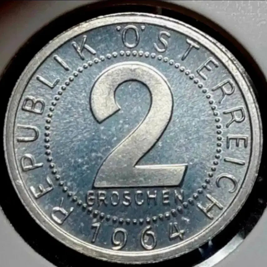 [BUNJANG] Austria 1964 2 Groschen Unused Foreign Coin / 오스트리아 미사용 1964년 2그로쉔.외국주화 주화 화폐 동전