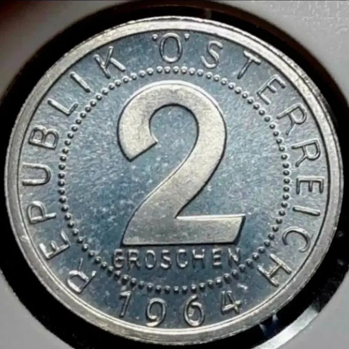 [BUNJANG] Austria 1964 2 Groschen Unused Foreign Coin / 오스트리아 미사용 1964년 2그로쉔.외국주화 주화 화폐 동전