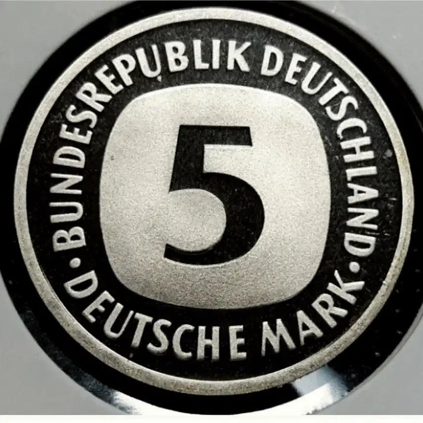 [BUNJANG] 1998 Germany 5 Mark Proof Coin Uncirculated / 독일 프루프 미사용 1998년 5마르크.외국주화 주화 화폐 동전