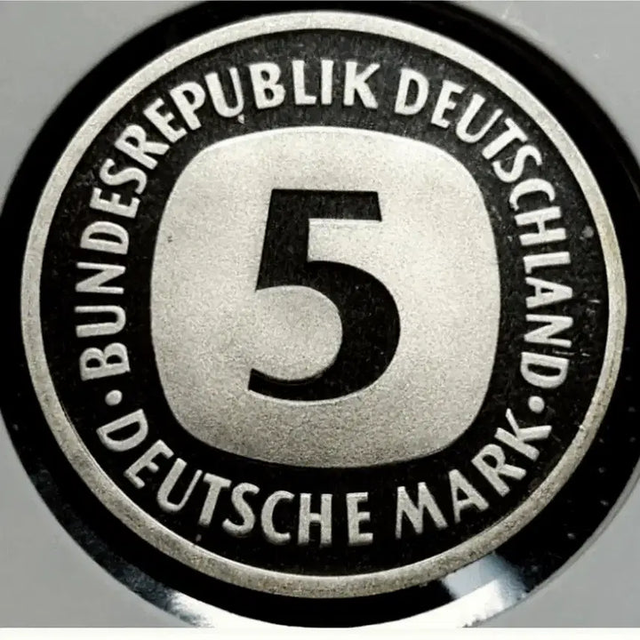[BUNJANG] 1998 Germany 5 Mark Proof Coin Uncirculated / 독일 프루프 미사용 1998년 5마르크.외국주화 주화 화폐 동전
