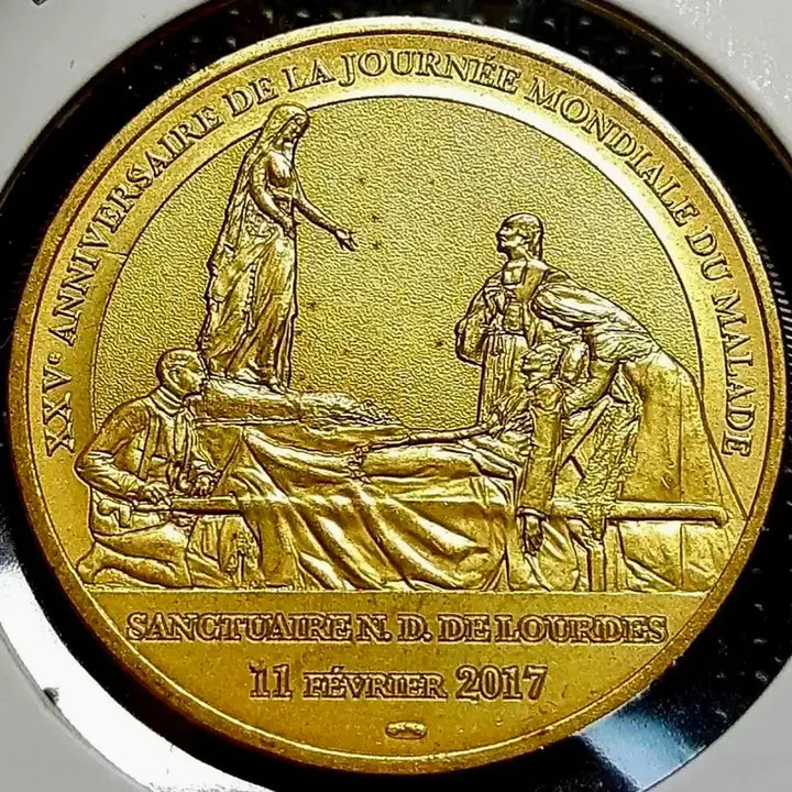 [BUNJANG] France 2017 World Day of the Sick Commemorative Medal / 프랑스 2017년  루르드 성모발현 111주년 메달.외국주화 주화 동전
