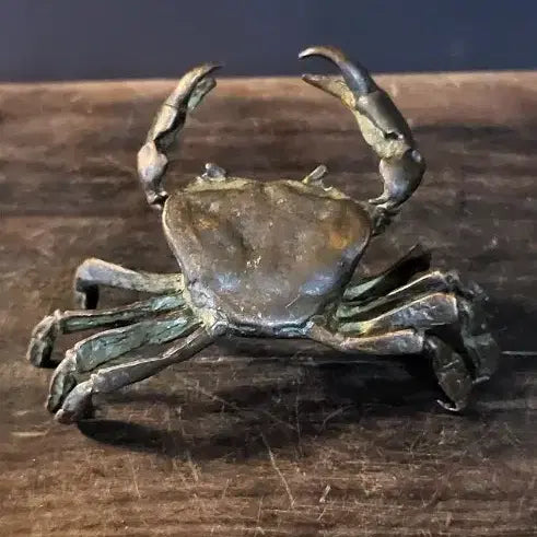 [BUNJANG] Dongbronze Bronze Crab Carved Art (Tea Accessory) / 동브론즈 게조각 작품(다도 소품)