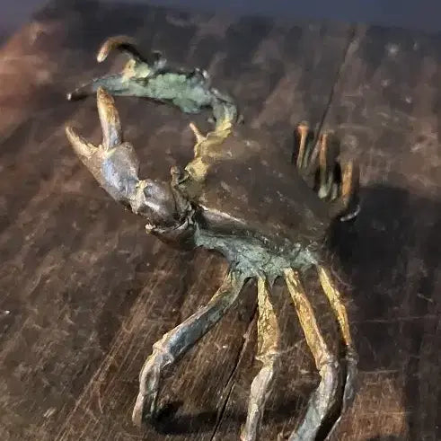 [BUNJANG] Dongbronze Bronze Crab Carved Art (Tea Accessory) / 동브론즈 게조각 작품(다도 소품)