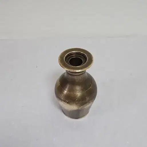[BUNJANG] Antique Brass Candlestick Paperweight / 옛날 놋쇠 촛대겸 문진  희귀촛대 옛날 골동품
