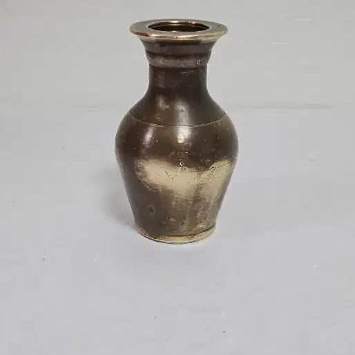 [BUNJANG] Antique Brass Candlestick Paperweight / 옛날 놋쇠 촛대겸 문진  희귀촛대 옛날 골동품