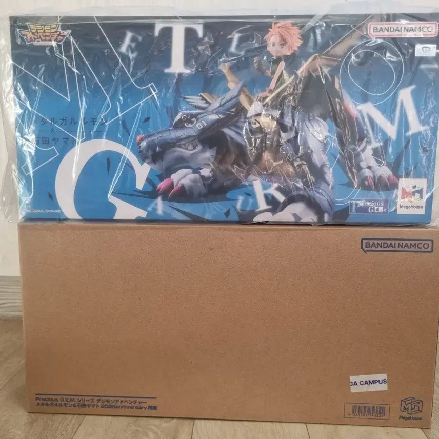 [BUNJANG] Megahouse GEM MetalGarurumon Figure / 디지몬 메가하우스 gem 메탈가루몬 피규어
