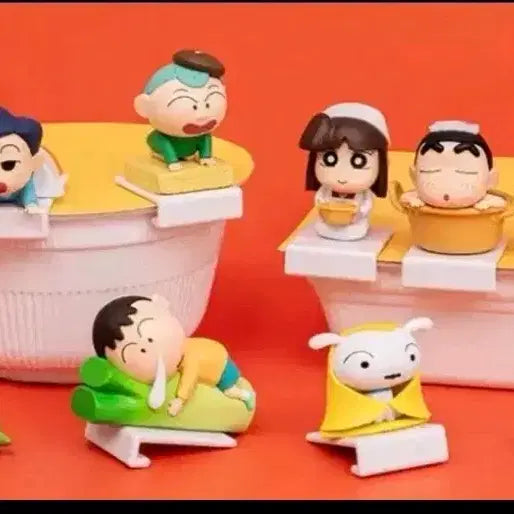 [BUNJANG] Crayon Shin-chan Ramen Stopper Full Set (7 Types) / 짱구 라면 스토퍼 풀셋 7종 (히든 흰둥이 맹구 짱구 포함)