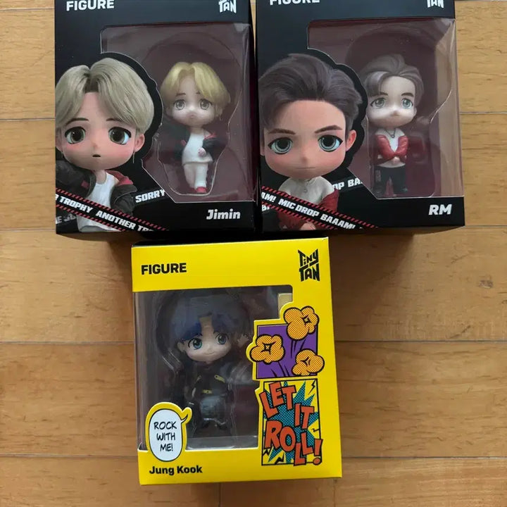 [BUNJANG] BTS TinyTan Jungkook, Jimin, RM Figure / (미사용) 방탄소년단 Tiny Tan 피규어