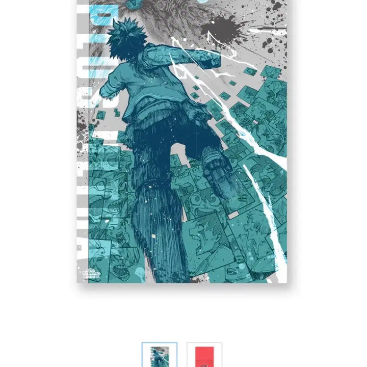 [BUNJANG] My Hero Academia Original Art Exhibition A2 Poster Izuku Midoriya / 현물) 히로아카 나히아 원화전 A2 포스터 미도리야