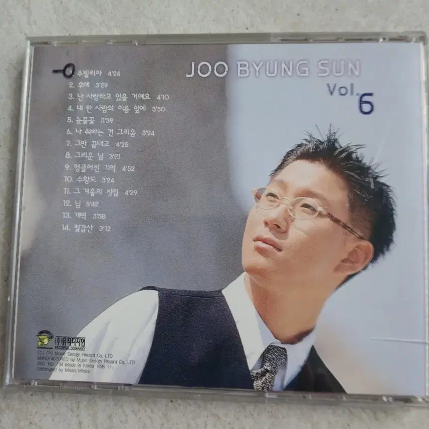 [BUNJANG] Joo Byung Sun 6th Album CD / 주병선 6집 시디