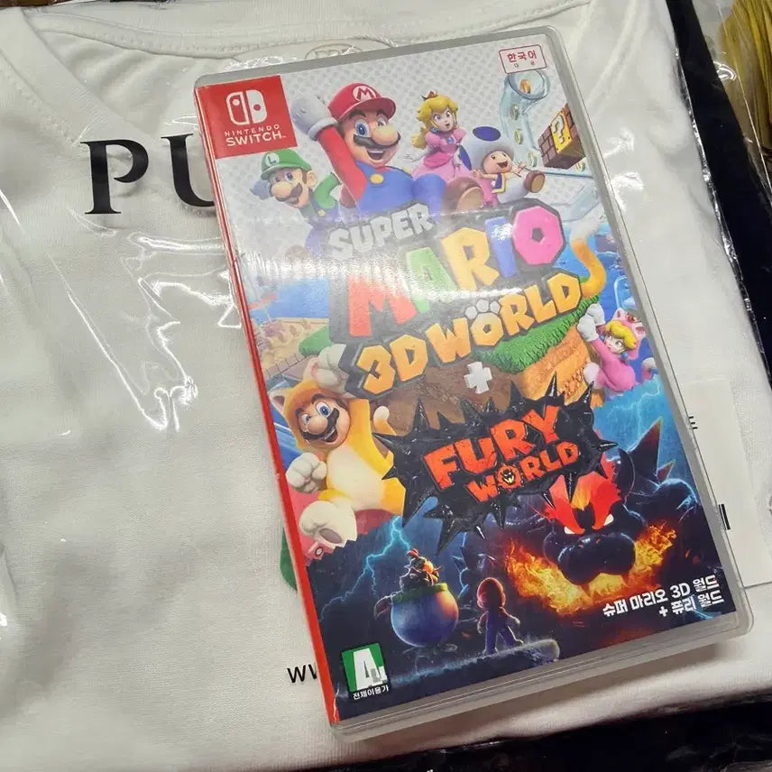 [SOLD OUT] 슈퍼마리오 3D 월드 퓨리 월드 닌텐도 스위치 게임