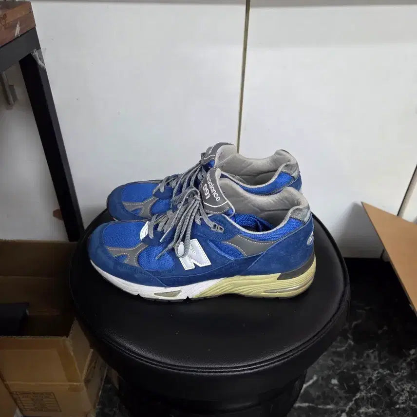 [BUNJANG] New Balance 991 Made in UK Blue Sneakers / [260] 뉴발 991 메이드 UK 블루