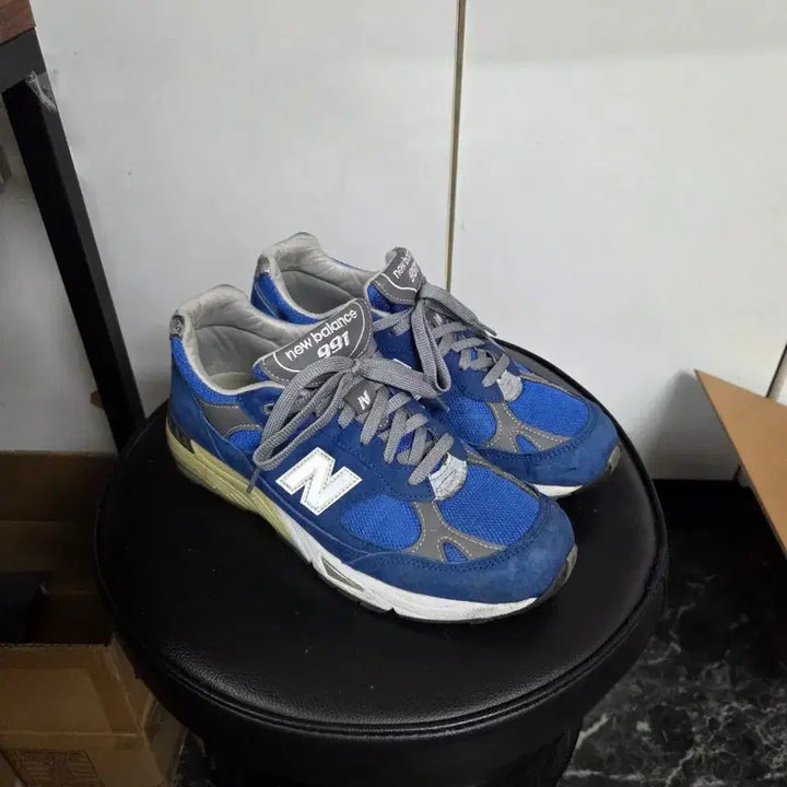 [BUNJANG] New Balance 991 Made in UK Blue Sneakers / [260] 뉴발 991 메이드 UK 블루
