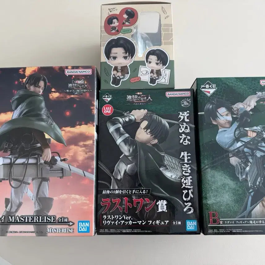 [BUNJANG] Attack on Titan Levi Bundle Set / 진격의 거인 제일복권 리바이 일괄 47 판매합니다