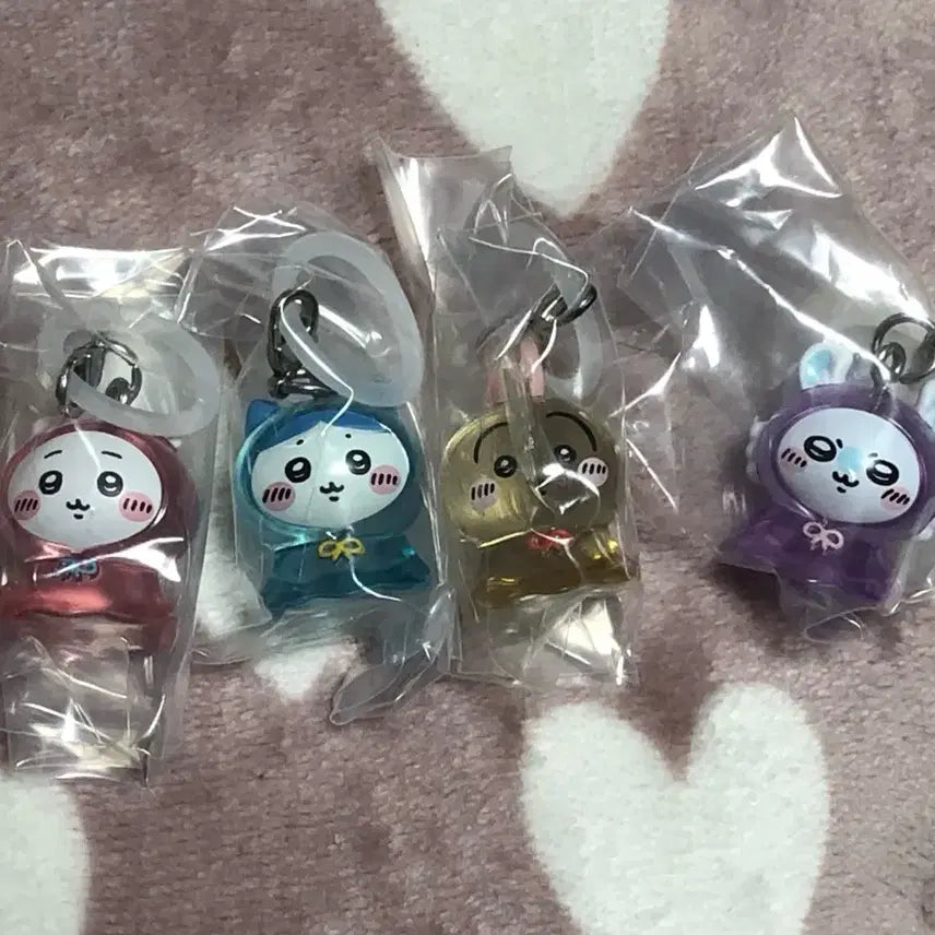 [BUNJANG] Chiikawa Mascots Set (Chii, Hachi, Usagi, Momonga) / 치이카와 메지루시 가챠 하치와레 우사기 모몽가
