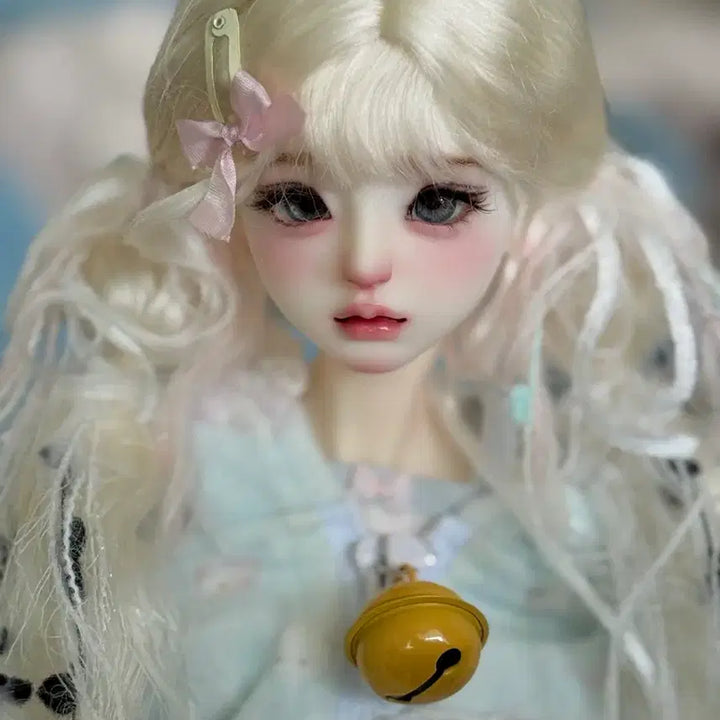 [BUNJANG] Ball-Jointed Doll MSD Blonde Twin-Tail Wig / 구체관절인형 금발 msd 양갈래가발