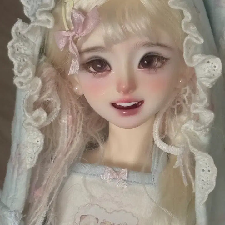 [BUNJANG] Ball-Jointed Doll MSD Blonde Twin-Tail Wig / 구체관절인형 금발 msd 양갈래가발