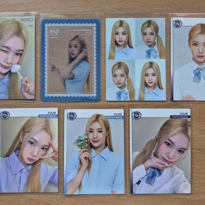 [BUNJANG] Haetsuhatesu Jueun Photocard 7-Piece Bundle Set / 2025 테레카 KPOP 루키 하츠투하츠 주은 포토카드 7장랏 판매
