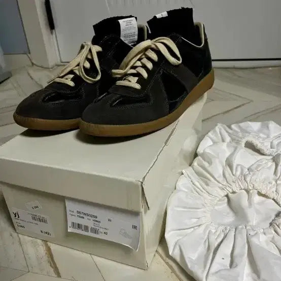 [BUNJANG] Maison Margiela Replica German Army Trainer Black Suede / [42,265-270]마르지엘라 삭스 독일군 블랙 스웨이드