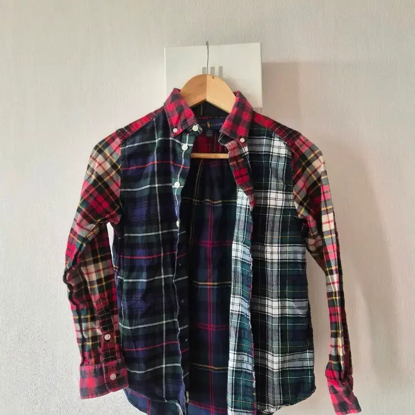 [BUNJANG] Polo Ralph Lauren Kids Plaid Check Shirt Size 10 / 폴로 키즈 랄프로렌 체크 플레이드 남방 셔츠 10세