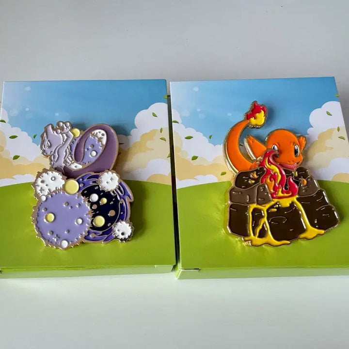 [BUNJANG] Lee Sak Toast Pokemon Badge - Secret Mewtwo, Charmander, Squirtle / 이삭토스트 포켓몬 뱃지 시크릿 뮤츠, 꼬부기