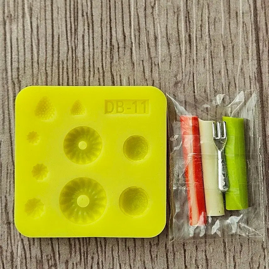 [BUNJANG] Miniature Dessert Molds Set for Nail Art and Miniatures / 네일아트용, 미니어쳐용 디저트 몰드