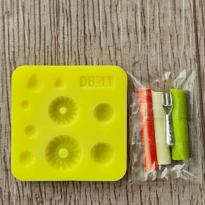 [BUNJANG] Miniature Dessert Molds Set for Nail Art and Miniatures / 네일아트용, 미니어쳐용 디저트 몰드