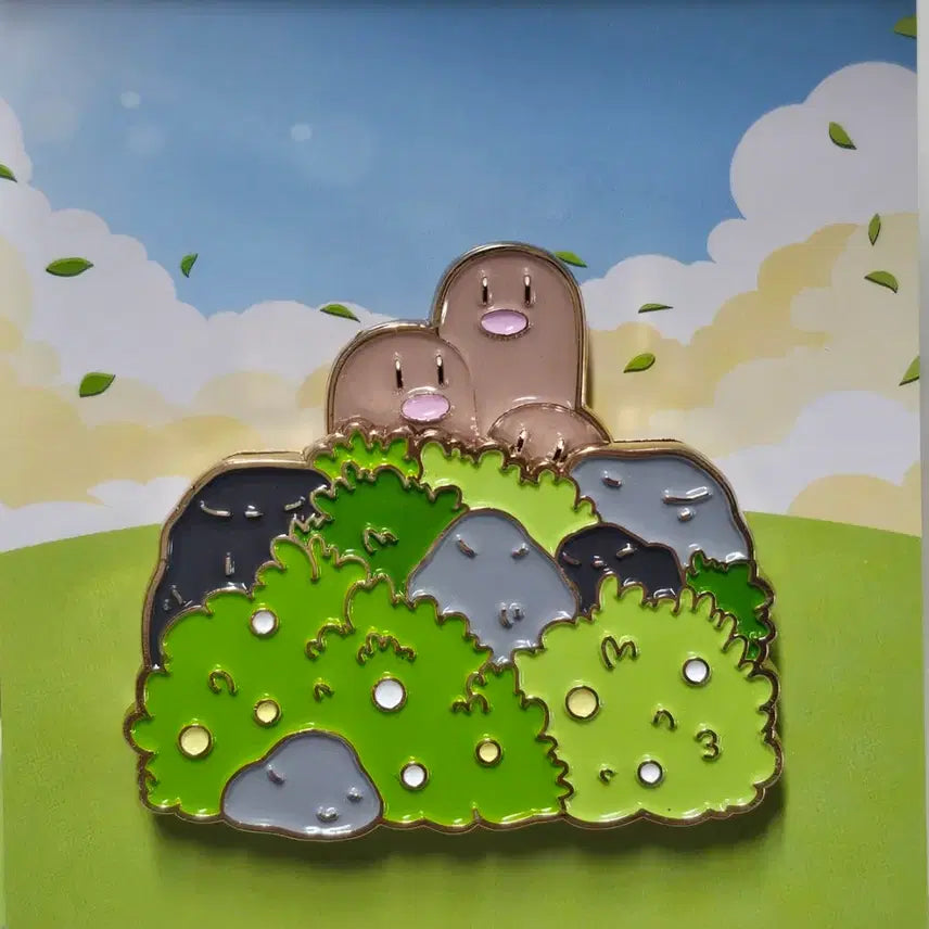 [BUNJANG] Isaac Toast Dugtrio Pokemon Badge / 이삭토스트 포켓몬 뱃지 닥트리오 판매합니다