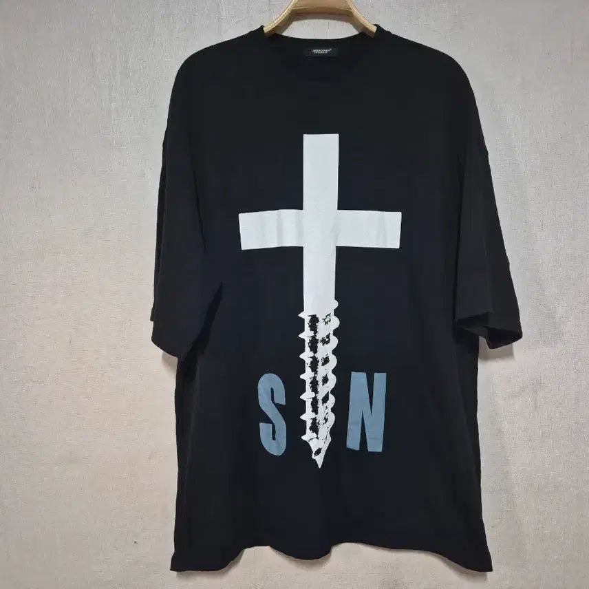 [SOLD OUT] 언더커버 십자가 프린팅 반팔 티셔츠 블랙 5
