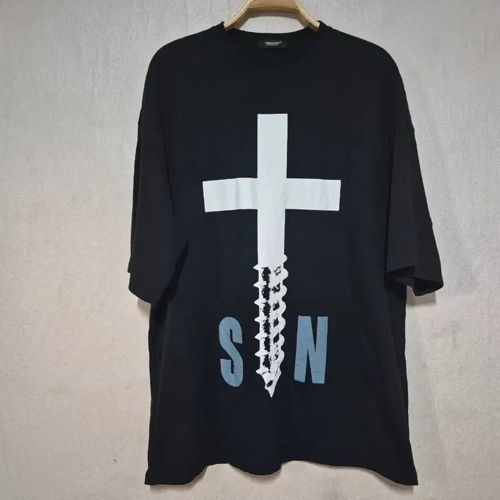 [SOLD OUT] 언더커버 십자가 프린팅 반팔 티셔츠 블랙 5