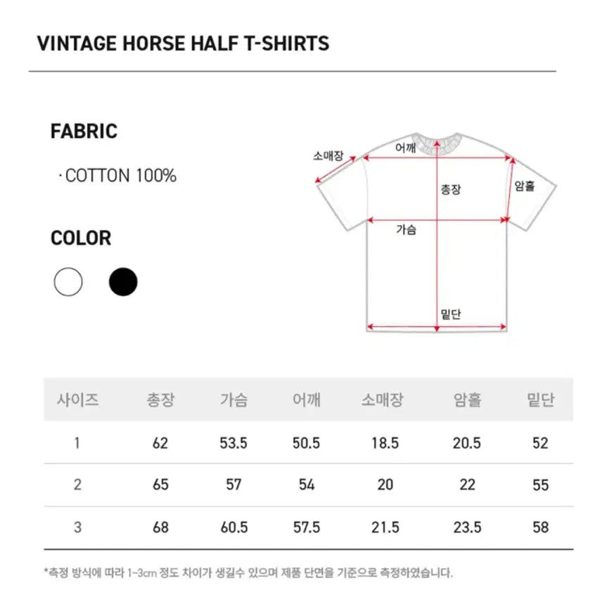 [SOLD OUT] 아모우 빈티지 홀스 반팔티 새상품