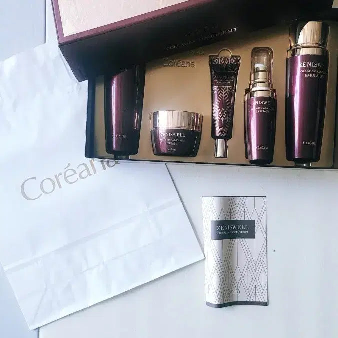 [BUNJANG] Koreana Jennevell Collagen Absolute Set 5-Piece / 고급스런여자화장품5종에트(보증서)코리아나제품
