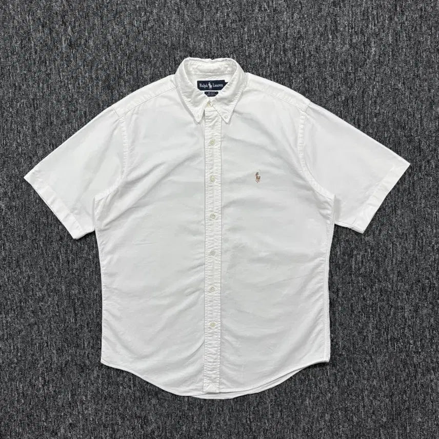 [BUNJANG] Polo Ralph Lauren Blake White Short Sleeve Shirt / 폴로 블레이크 화이트 반팔 셔츠