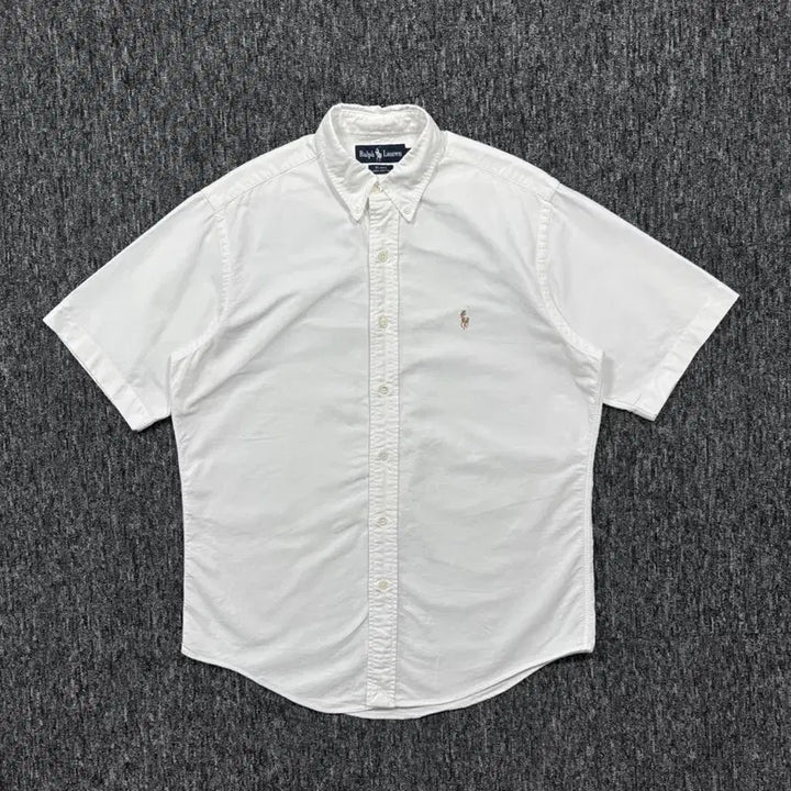 [BUNJANG] Polo Ralph Lauren Blake White Short Sleeve Shirt / 폴로 블레이크 화이트 반팔 셔츠