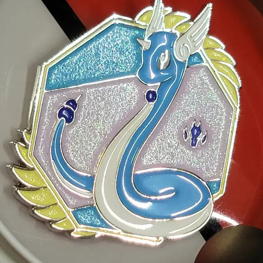 [BUNJANG] Pokemon Pop-Up Limited Edition Lapras &amp; Cherubi Metal Badge Set with Monster Ball Tin Case / 포켓몬팝업한정판 100덱 <라프라스2탄 메탈뱃지+몬스터볼 틴케이스>