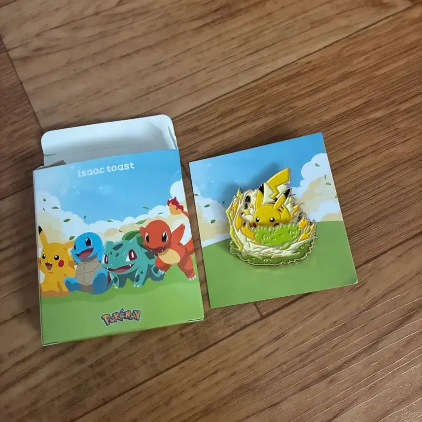 [BUNJANG] Isak Toast Pikachu Pokemon Badge / 이삭토스트 포켓몬 뱃지 피카츄