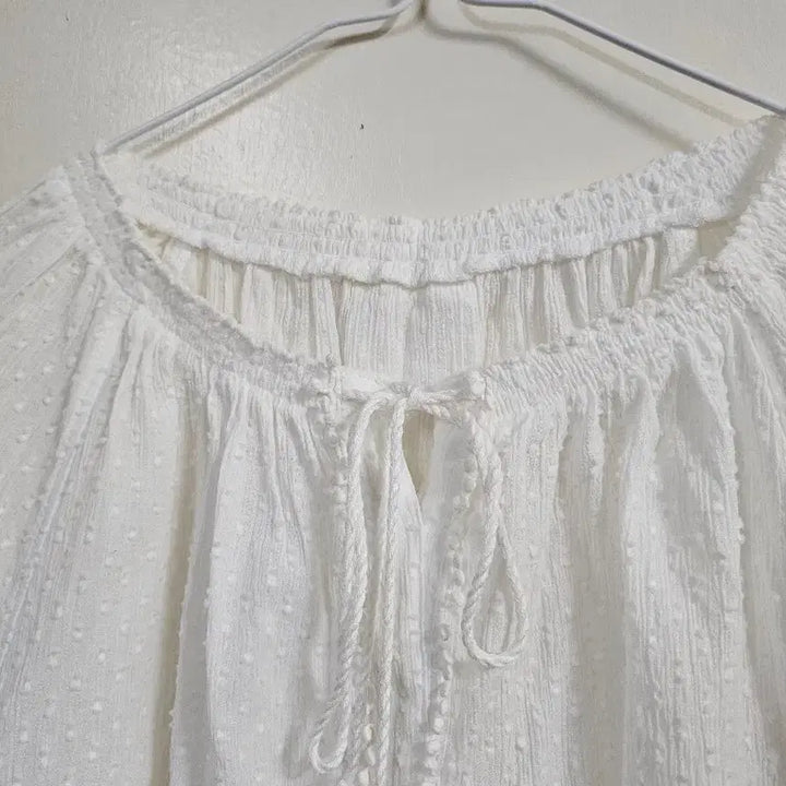 [BUNJANG] The Edge Cotton Blouse - Ivory / 미착용)더엣지 블라우스66~
