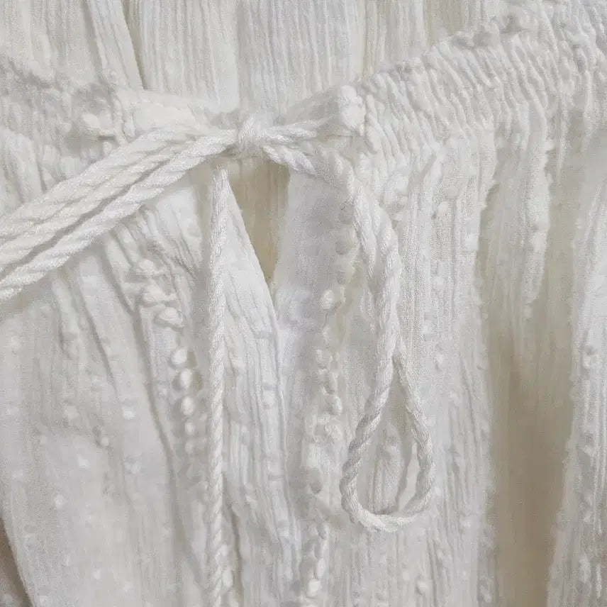 [BUNJANG] The Edge Cotton Blouse - Ivory / 미착용)더엣지 블라우스66~