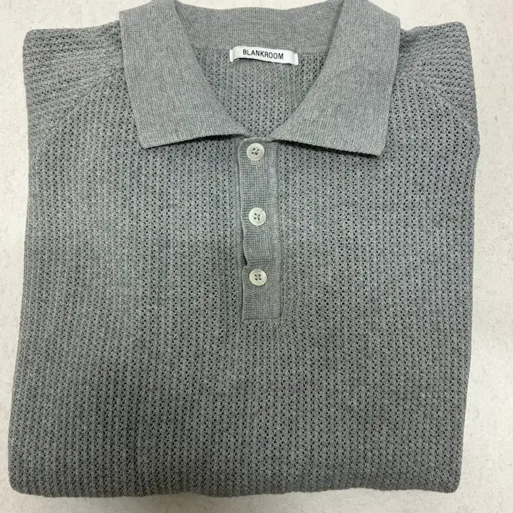[BUNJANG] Blank Room Hard Twist Raglan Knit Mélange Grey / 블랭크룸 하드 트위스트 래글런 니트 멜란지 그레이