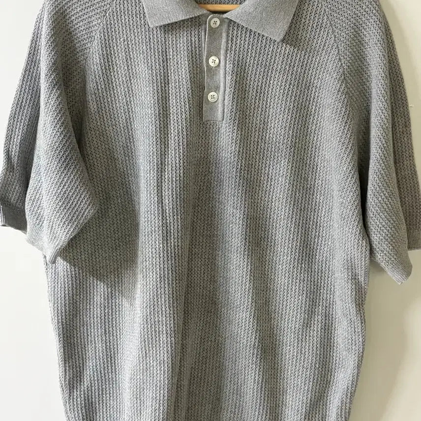[BUNJANG] Blank Room Hard Twist Raglan Knit Mélange Grey / 블랭크룸 하드 트위스트 래글런 니트 멜란지 그레이